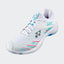 Chaussures Yonex PC Cascade Accel Wide Blanc et bleu - Femme